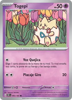Togepi, Llamas Obsidianas 083