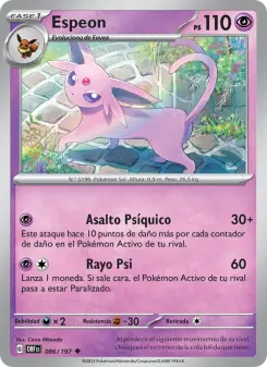 Espeon, Llamas Obsidianas 086