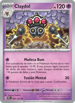 Claydol, Llamas Obsidianas 095