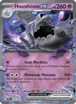 Houndstone ex, Llamas Obsidianas 102