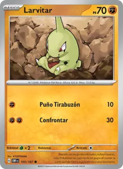 Larvitar, Llamas Obsidianas 105
