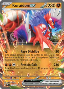 Koraidon ex, Llamas Obsidianas 124
