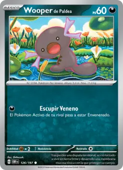 Wooper de Paldea, Llamas Obsidianas 126