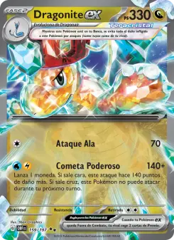 Dragonite ex, Llamas Obsidianas 159