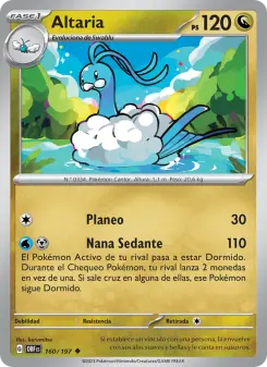 Altaria, Llamas Obsidianas 160