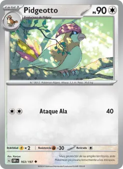 Pidgeotto, Llamas Obsidianas 163
