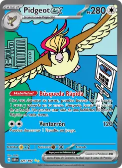 Pidgeot ex, Llamas Obsidianas 225