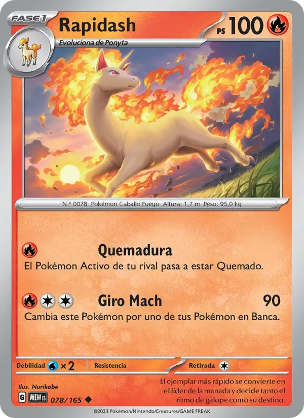 Rapidash, 151 078