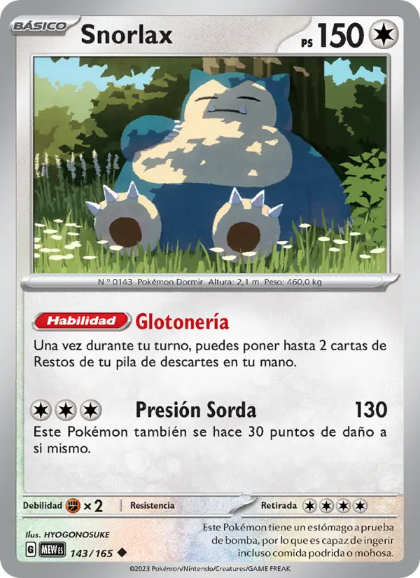 Snorlax, 151 143