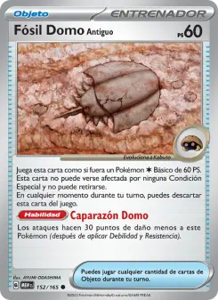 Fósil Domo Antiguo, 151 152