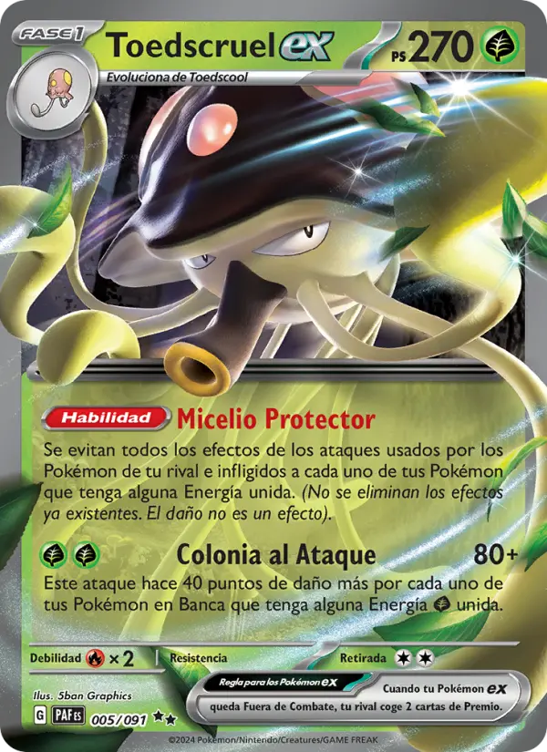 Toedscruel ex, Destinos de Paldea 005