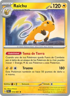 Raichu, Destinos de Paldea 019