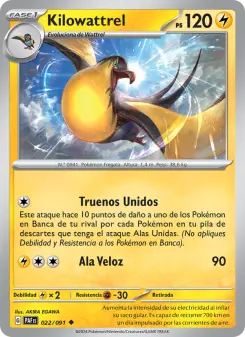 Kilowattrel, Destinos de Paldea 022
