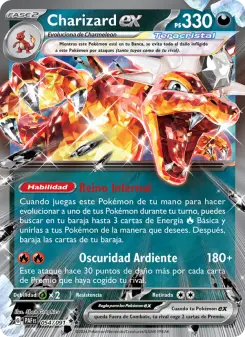 Charizard ex, Destinos de Paldea 054