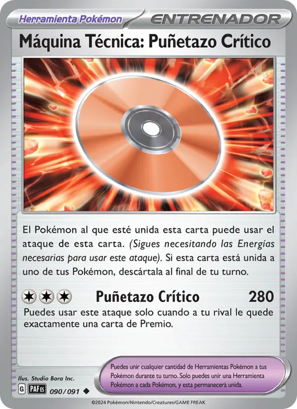 Máquina Técnica: Puñetazo Crítico, Destinos de Paldea 090