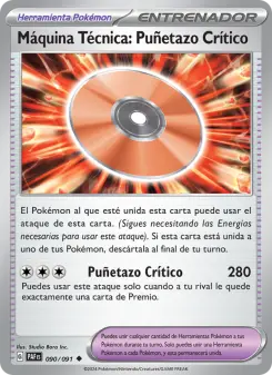 Máquina Técnica: Puñetazo Crítico, Destinos de Paldea 090