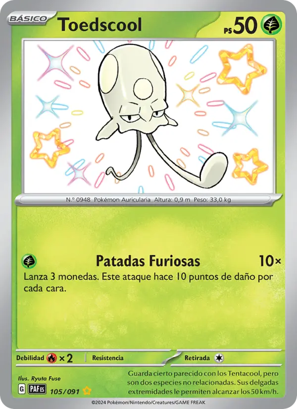 Toedscool, Destinos de Paldea 105