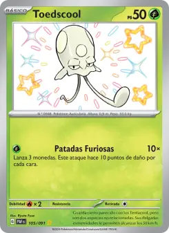 Toedscool, Destinos de Paldea 105