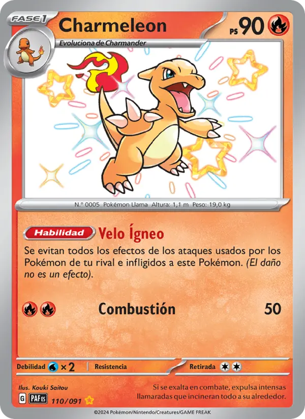 Charmeleon, Destinos de Paldea 110