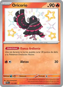Oricorio, Destinos de Paldea 113