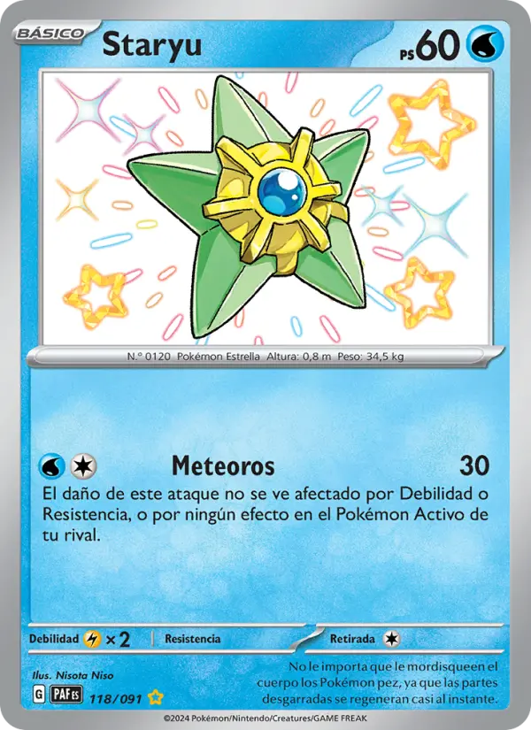 Staryu, Destinos de Paldea 118