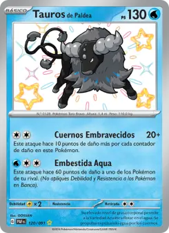 Tauros de Paldea, Destinos de Paldea 120