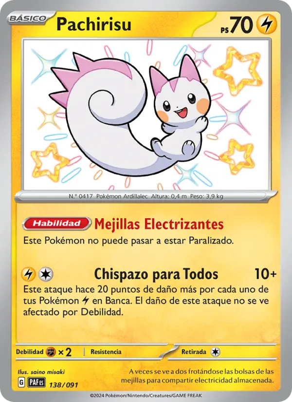 Pachirisu, Destinos de Paldea 138