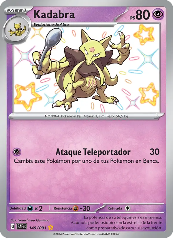 Kadabra, Destinos de Paldea 149