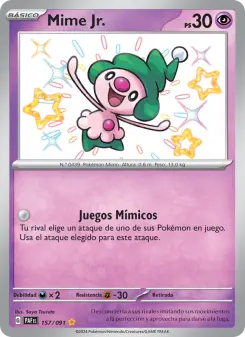 Mime Jr., Destinos de Paldea 157