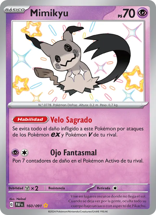 Mimikyu, Destinos de Paldea 160