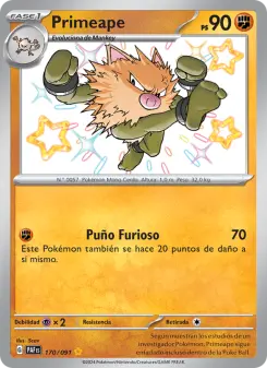 Primeape, Destinos de Paldea 170