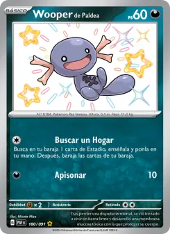 Wooper de Paldea, Destinos de Paldea 180