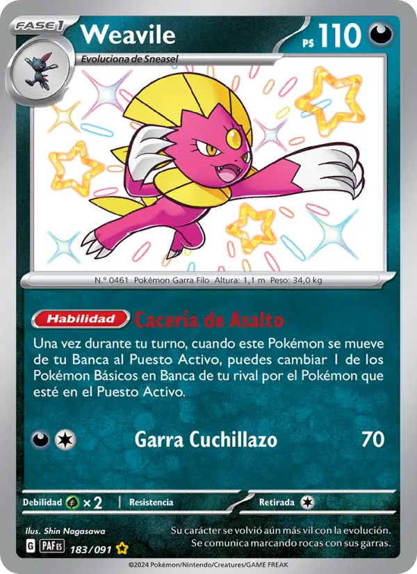 Weavile, Destinos de Paldea 183