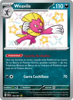 Weavile, Destinos de Paldea 183