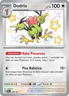 Dodrio, Destinos de Paldea 200