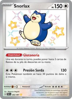 Snorlax, Destinos de Paldea 202