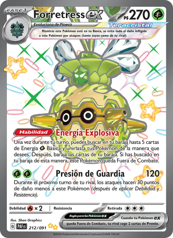 Forretress ex, Destinos de Paldea 212