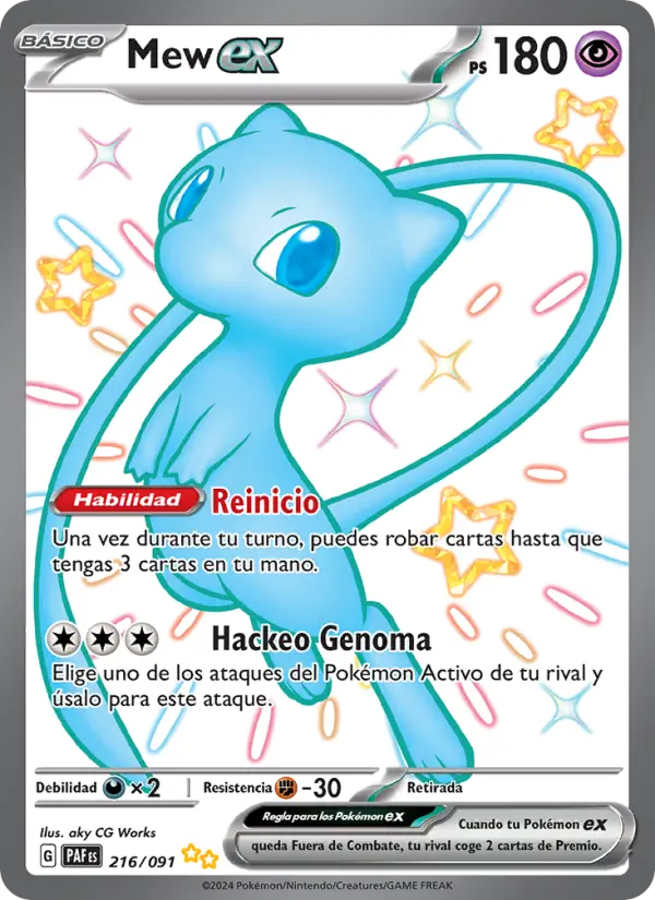 Mew ex, Destinos de Paldea 216