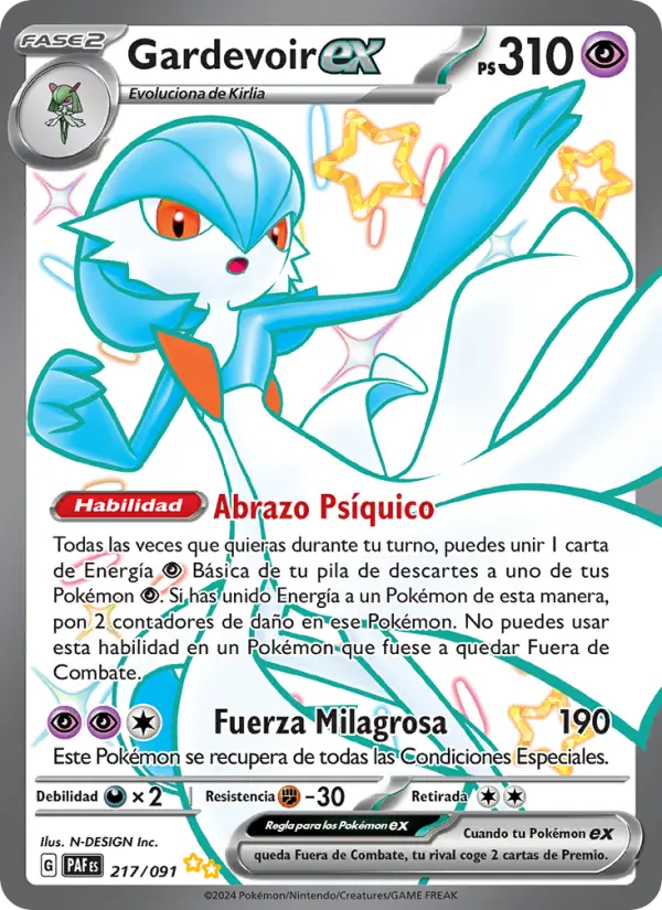 Gardevoir ex, Destinos de Paldea 217
