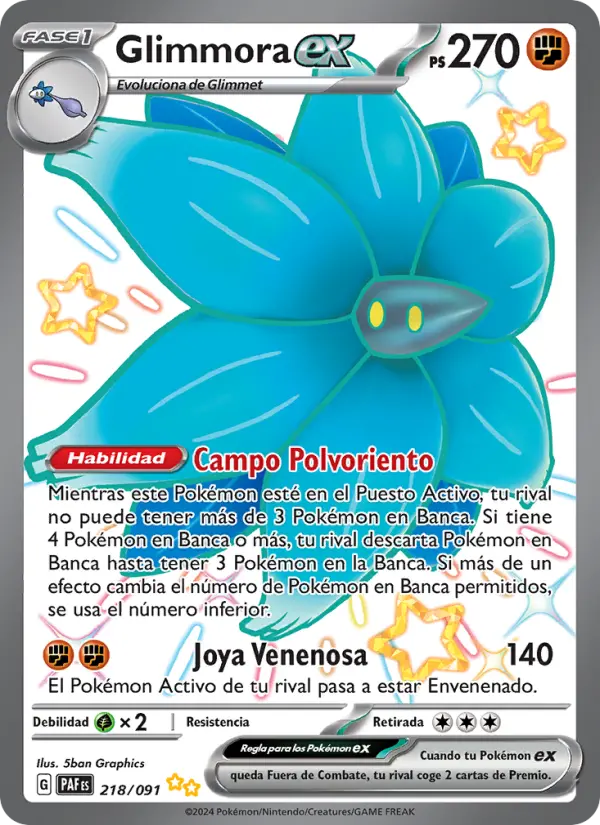 Glimmora ex, Destinos de Paldea 218