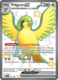 Pidgeot ex, Destinos de Paldea 221