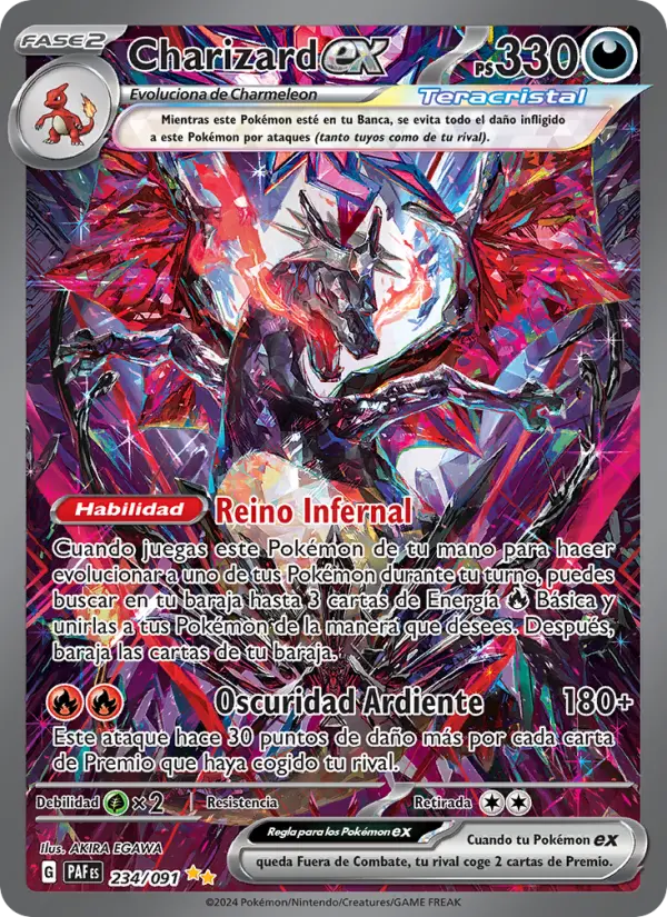 Charizard ex, Destinos de Paldea 234