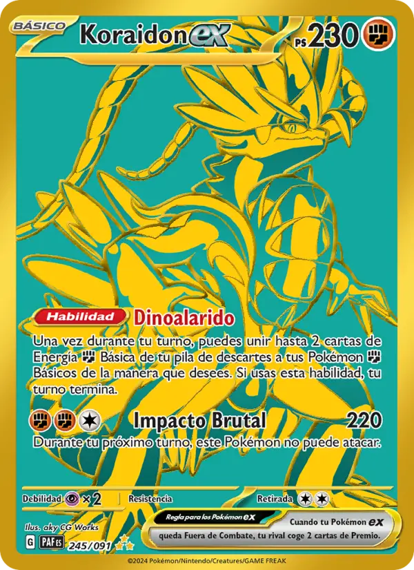 Koraidon ex, Destinos de Paldea 245