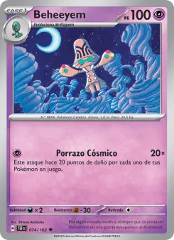 Beheeyem, Fuerzas Temporales 074
