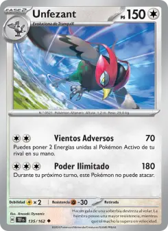 Unfezant, Fuerzas Temporales 135