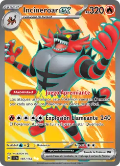 Incineroar ex, Fuerzas Temporales 187