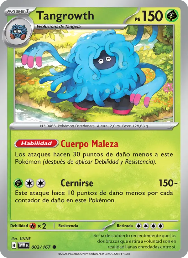 Tangrowth, Mascarada Crepuscular 002