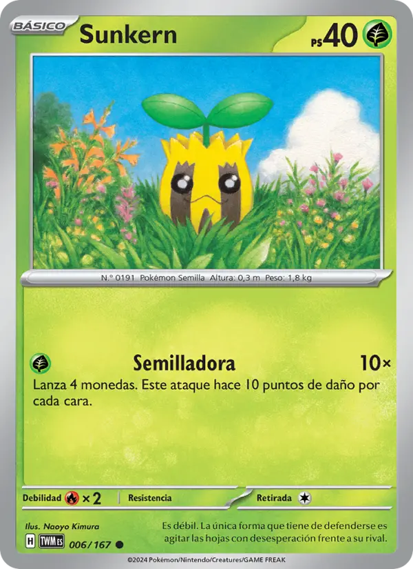 Sunkern, Mascarada Crepuscular 006