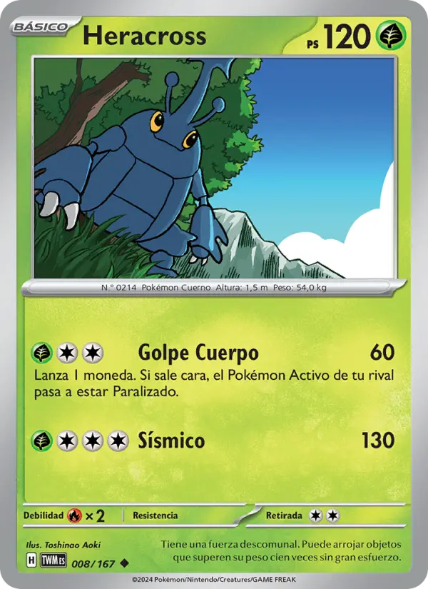 Heracross, Mascarada Crepuscular 008