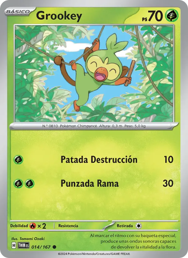Grookey, Mascarada Crepuscular 014